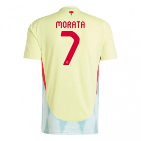 Spania Morata 7 EM Bortedrakt 2024